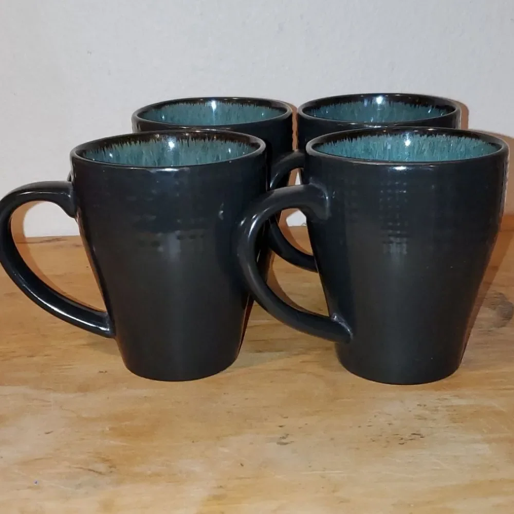 Mikasa Gourmet Basics Daymon Jade Cups Set of 4